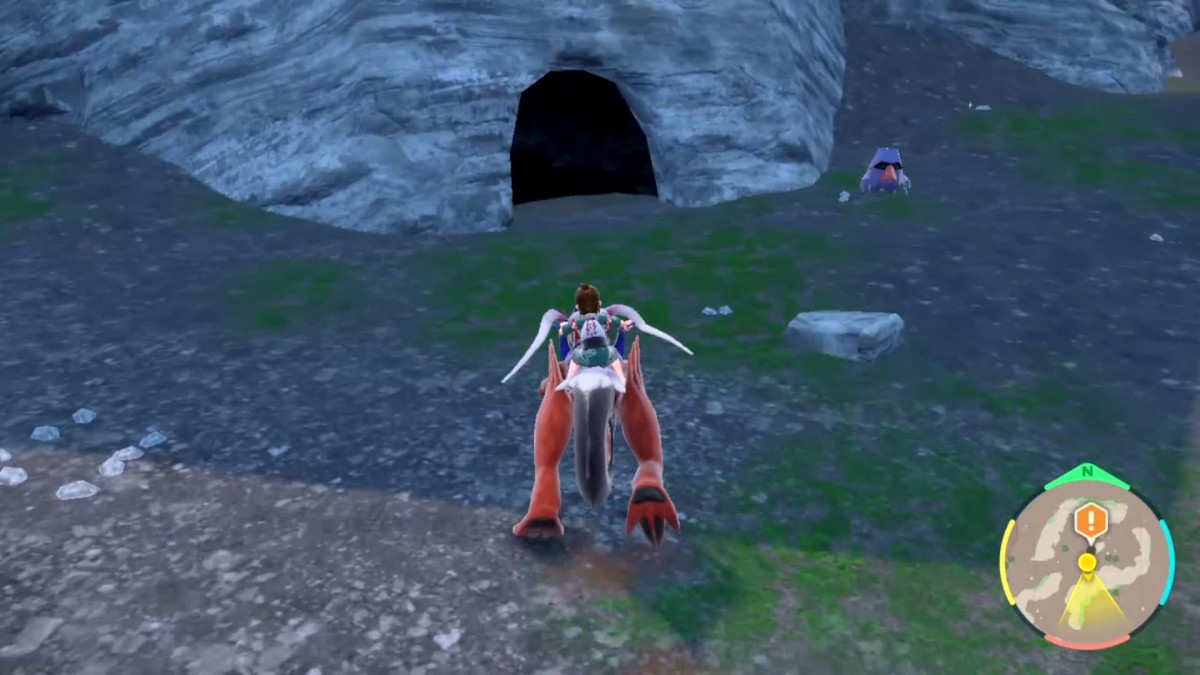 A cave in Pokemon SV DLC.